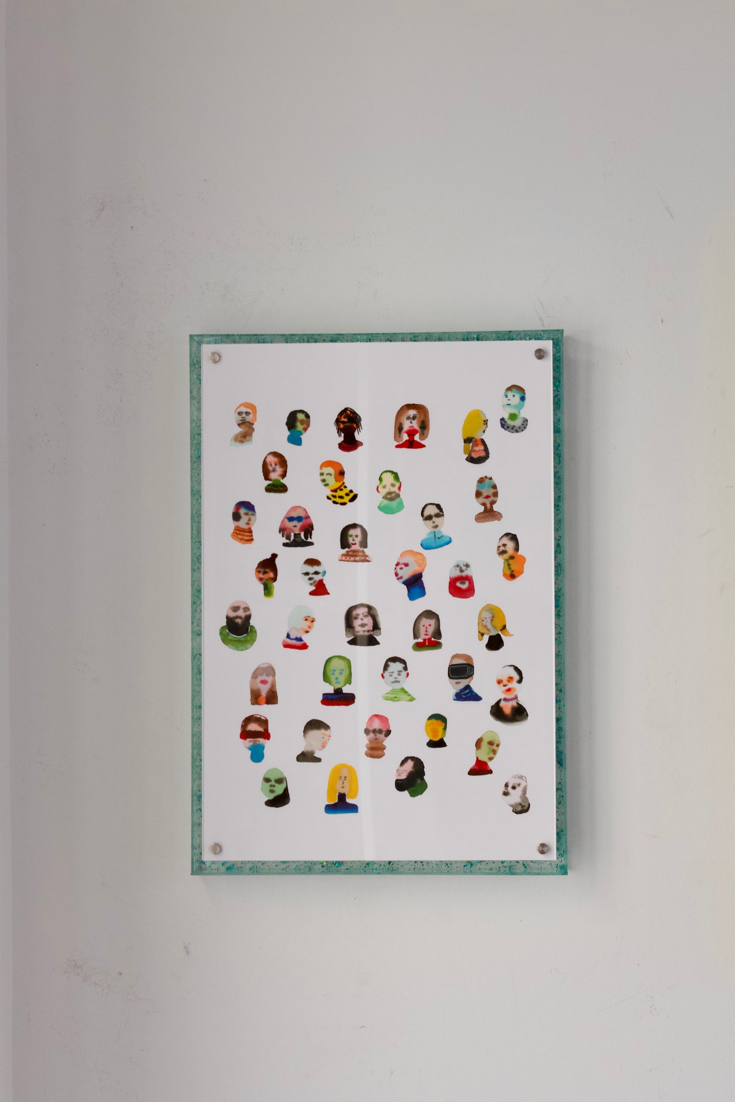 People Portraits Print Framed