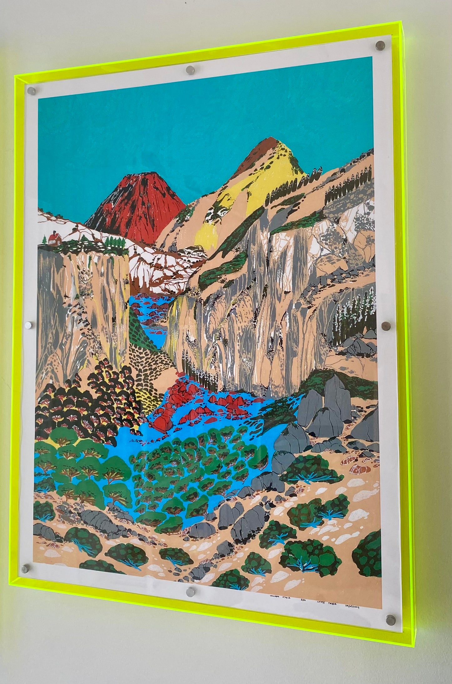 Framed Volcano Utopia Prints