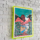 Framed 'Volcano Utopia 2' 2023