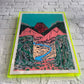 Framed 'Volcano Utopia 2' 2023