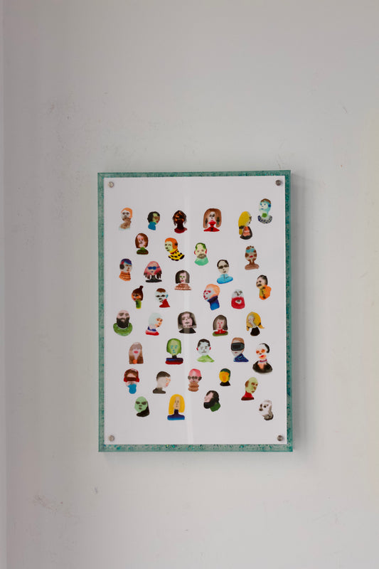 People Portraits Print Framed